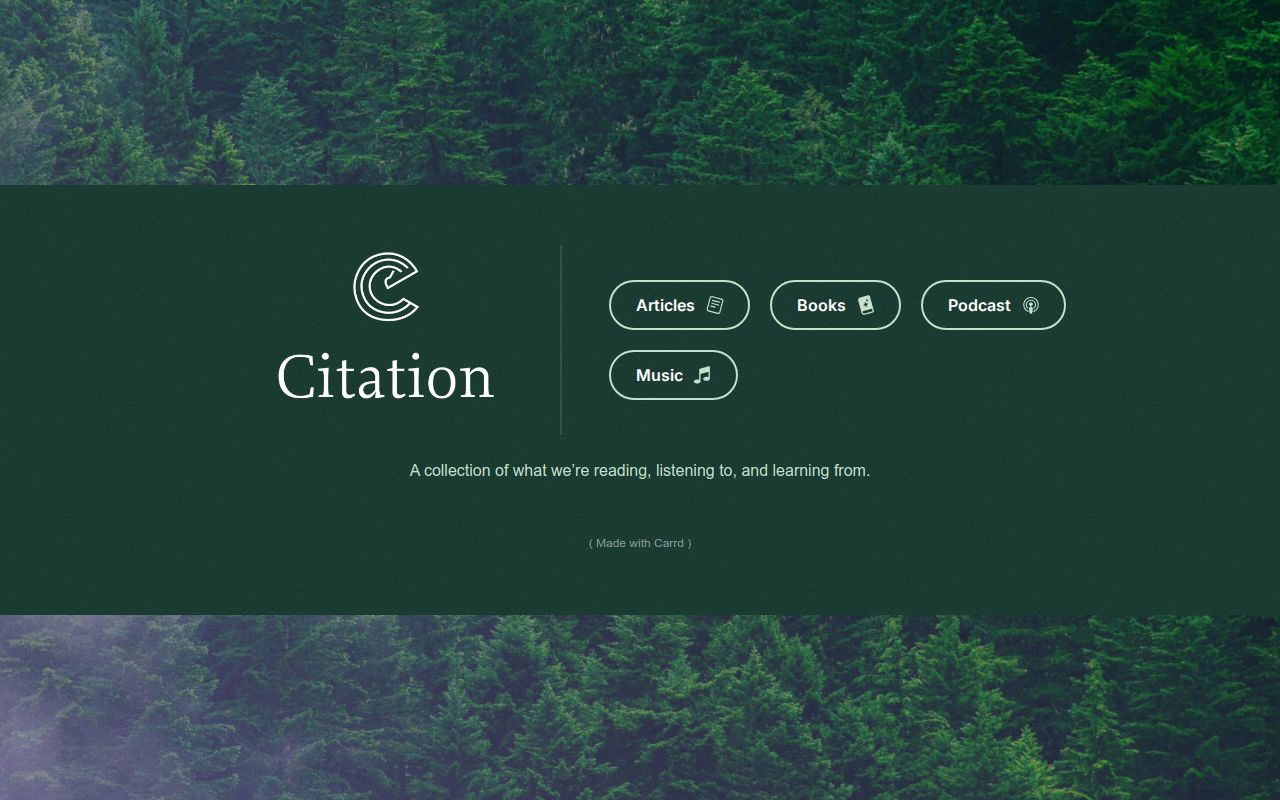 Carrd profile picture for @citation